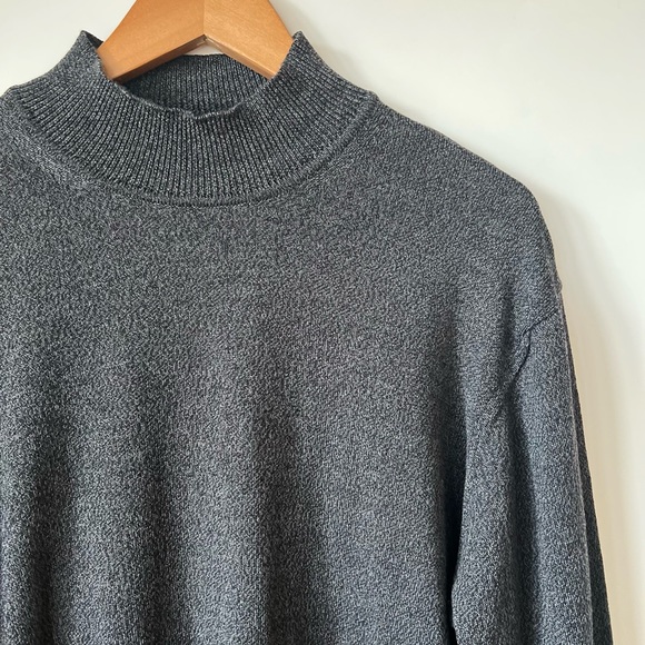 VIntage Men’s wool Alfani mockneck sweater - Picture 2 of 10